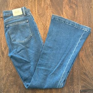 Paige flare Jeans light medium wash size 27